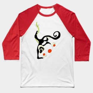 Vintage Juggling Monkey Baseball T-Shirt